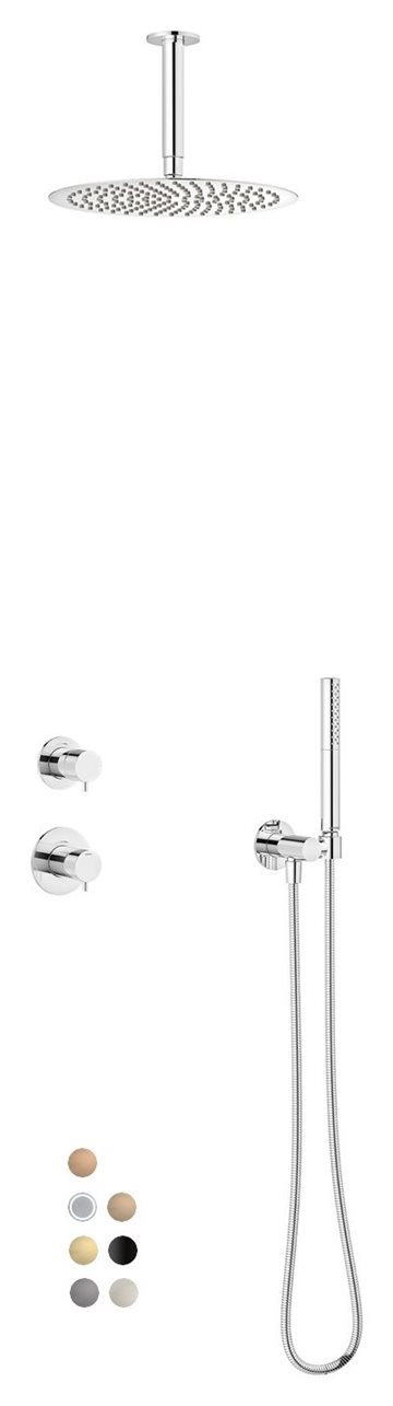 Damixa Iris DS 2 indbygnings brusesystem - Vælg farve